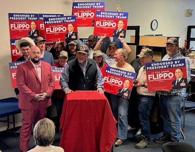 Trump-Tapped Flippo Poised to Take GOP Nod in Deep Red Nevada House Primary