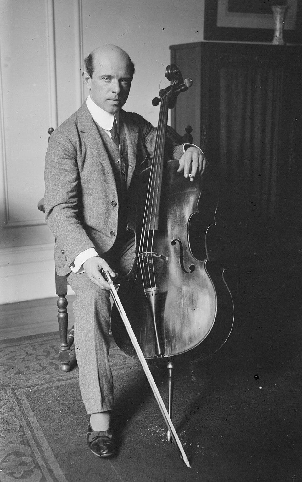 Pablo Casals, circa 1917.  (Public Domain)
