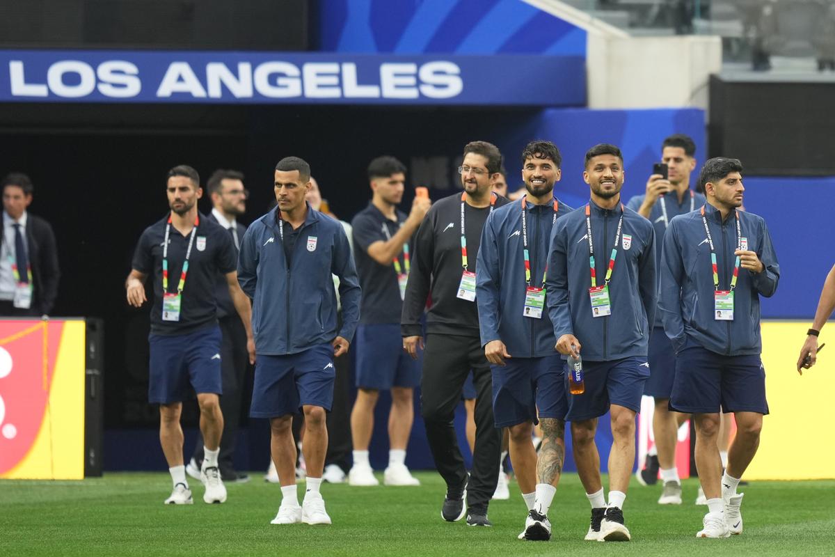 Protests in Los Angeles as Iranian Soccer Team Arrives for 1st World Cup Match