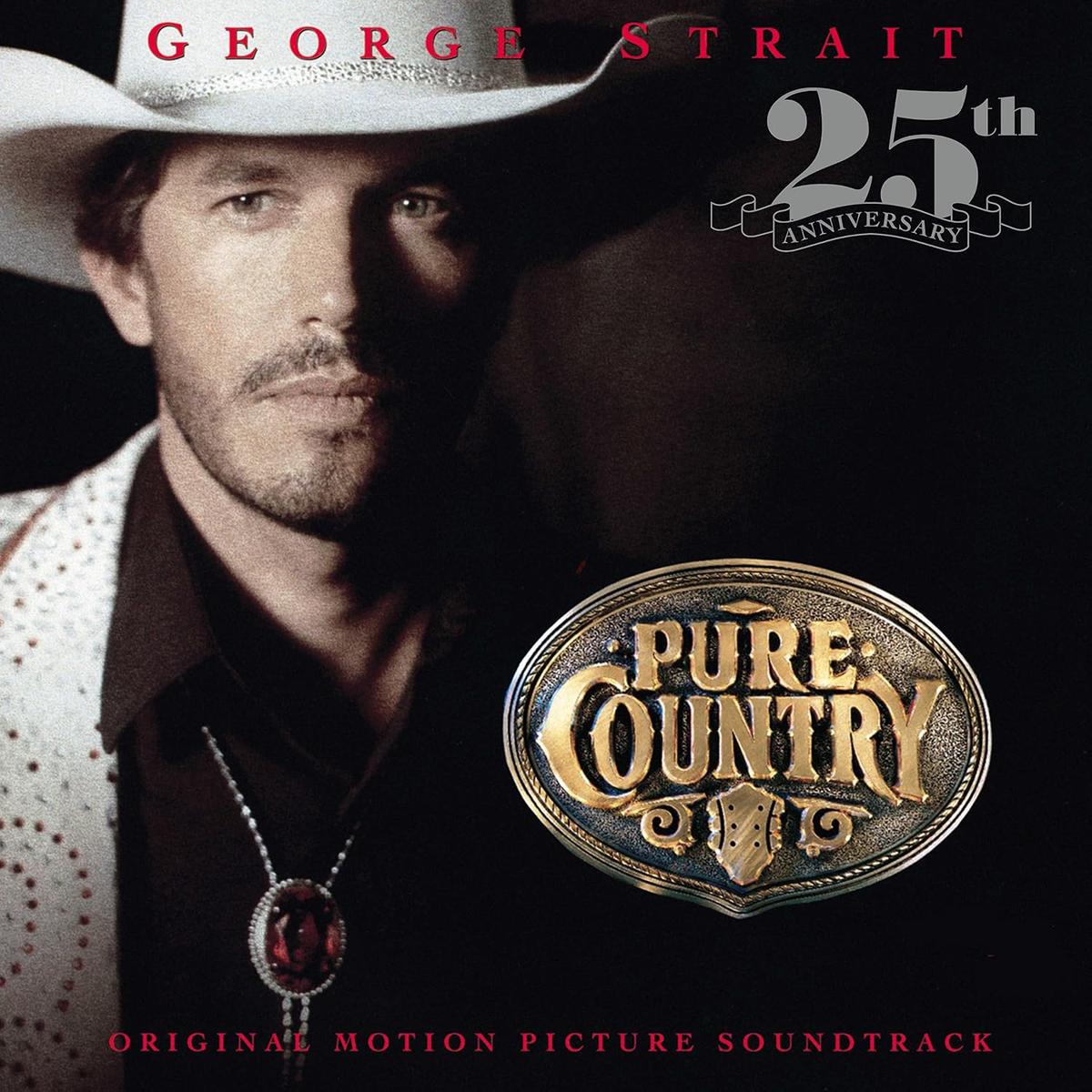 Cover for George Strait's bestselling, motion picture soundtrack "Pure Country." (MCA Nashville)