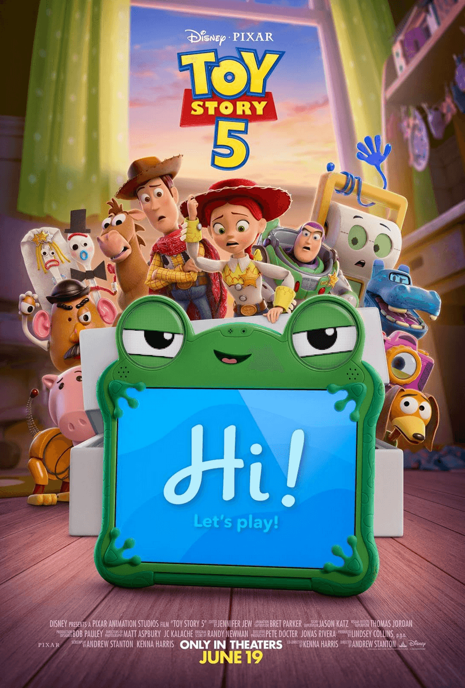 Promotional poster for "Toy Story 5." (Walt Disney Studios Motion Pictures)