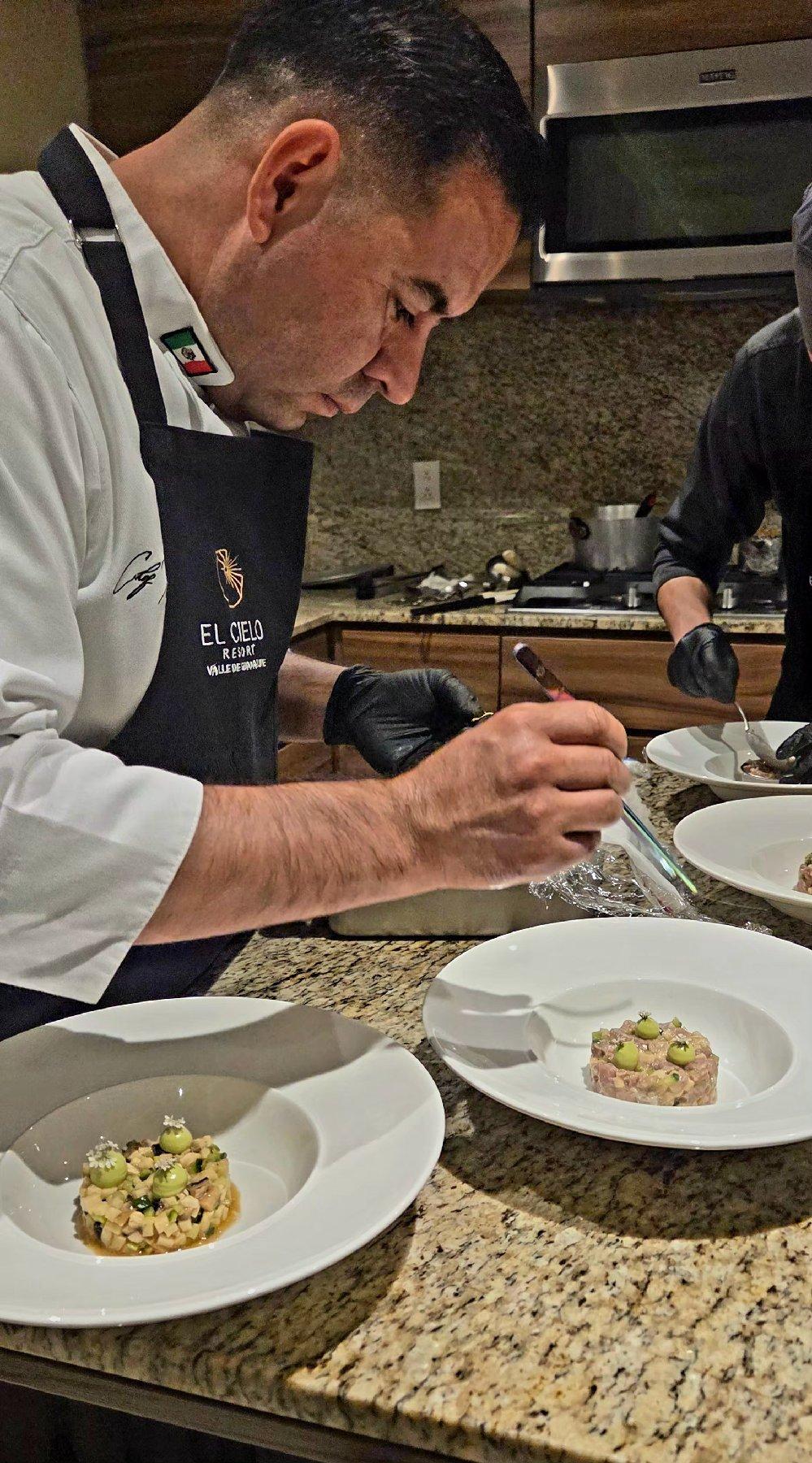 Chef Francisco Fernandez oversees the restaurants at El Cielo Resort and Winery in the Valle de Guadalupe in Baja California, Mexico. (Photo courtesy of Jim Farber)