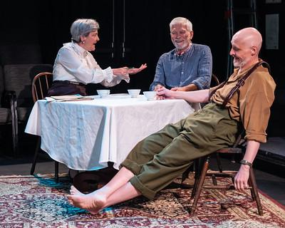 (L<strong>–</strong>R) Mary Mikva, Mike Rogalski, and Rian Jairell in "Uncle Vanya." (Paul Goyette.)