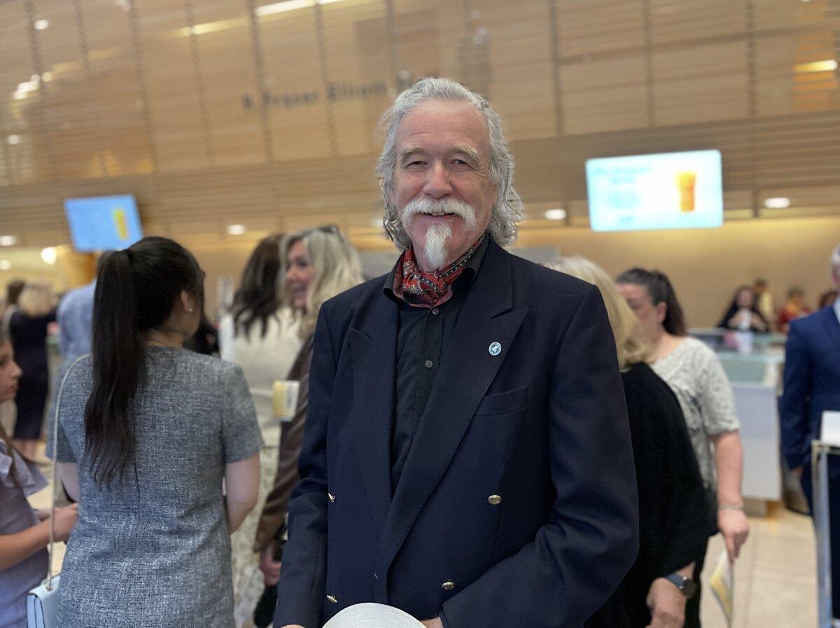 Alexander Wright attends Shen Yun’s opening performance at the Four Seasons Centre for the Performing Arts in Toronto on June 25, 2026. (Allen Zhou/The Epoch Times)