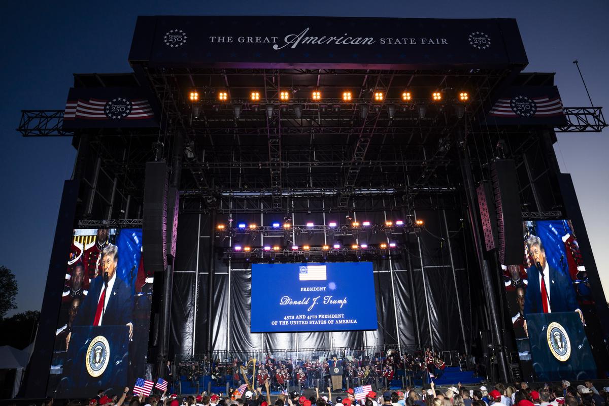 Trump Admin Unveils 11-Foot AI-Designed Nuclear Test Vehicle at DC Fair