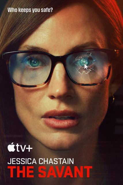 Jodi Goodwin (Jessica Chastain), in “The Savant.” (Apple TV)