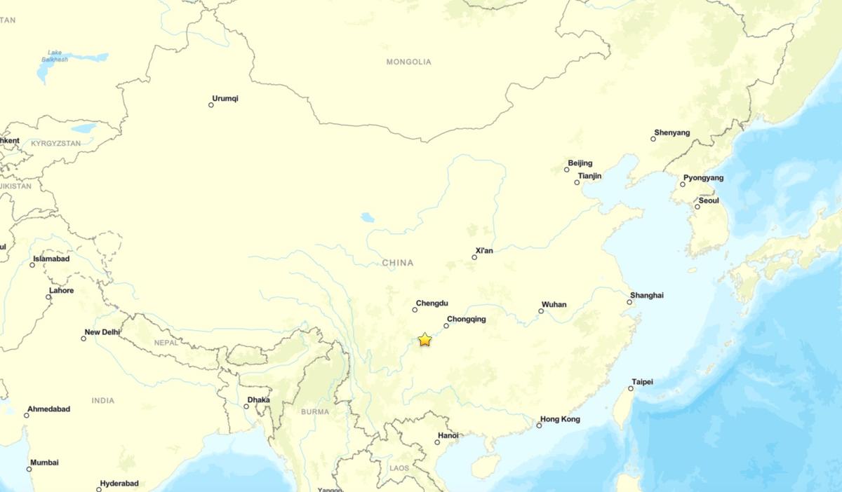 Earthquake of Magnitude 5.29 Strikes Sichuan, China, GFZ Says