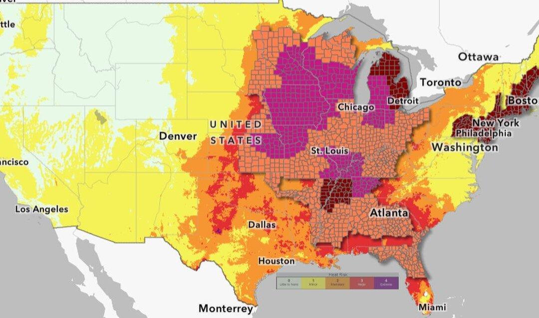 ‘Dangerous’ Heat Wave to Hit Eastern US This Week, Federal Agency Warns