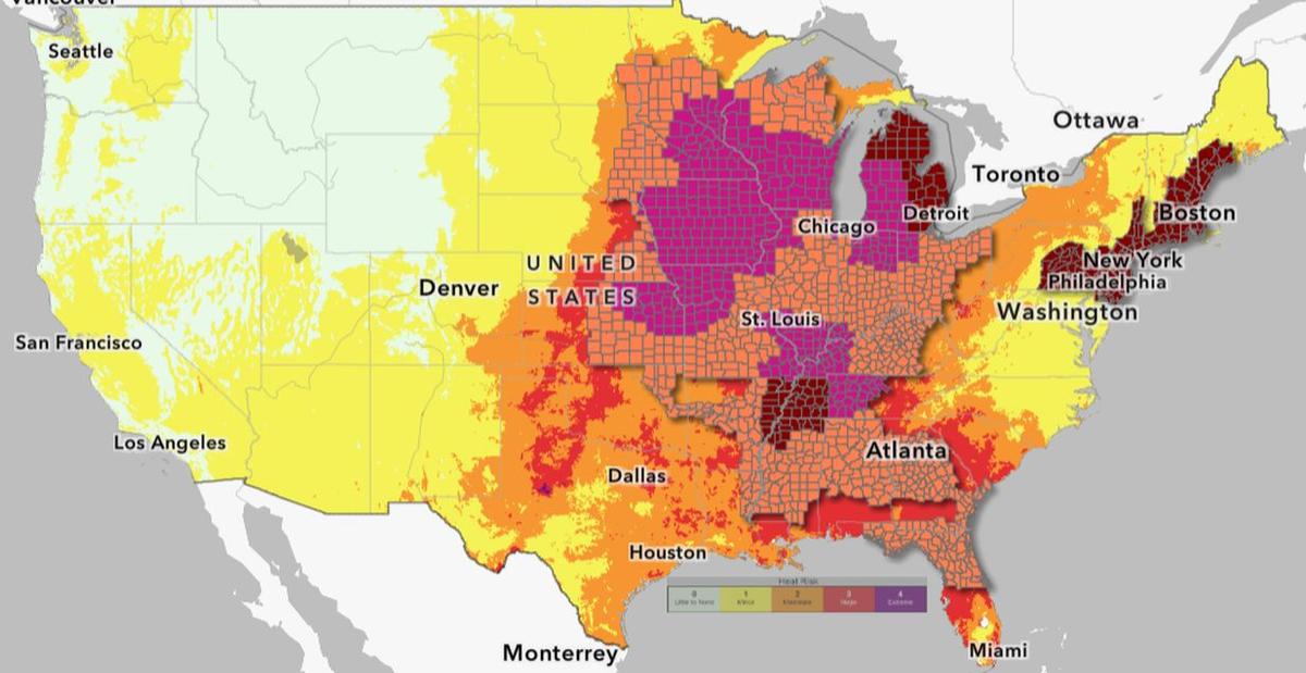 ‘Dangerous’ Heat Wave to Hit Eastern US This Week, Federal Agency Warns