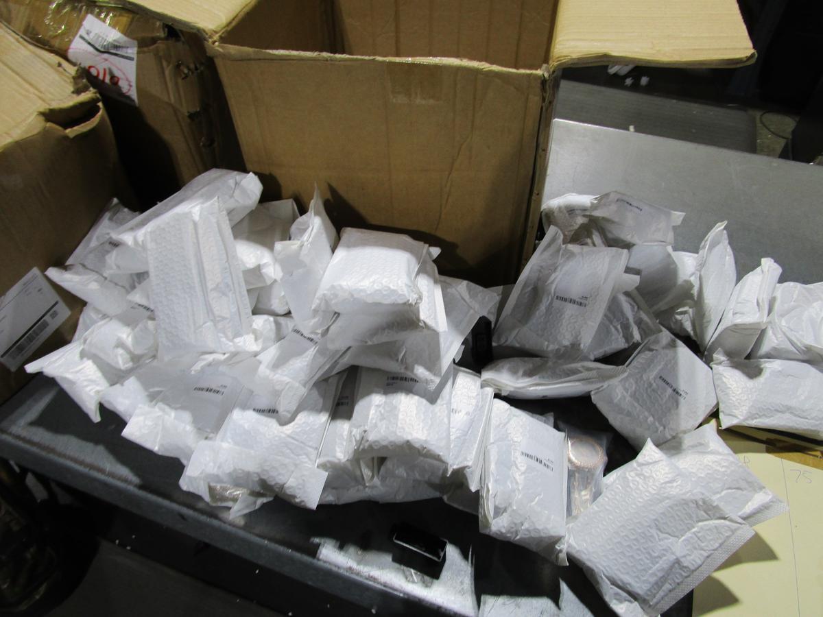 Customs officers in Louisville, Kentucky, intercepted a shipment from China containing hundreds of counterfeit luxury watches on June 18, 2026. (U.S. Customs and Border Protection)