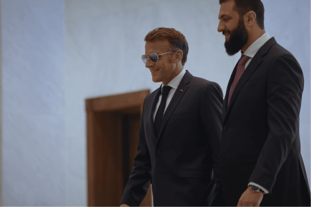 Macron Becomes First EU Head of State to Visit Syria Following Toppling of Assad