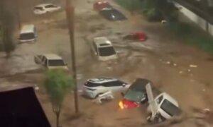 Flash Floods Sweep Away Cars, Cut Roads to Villages in Northern China