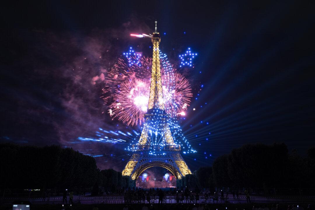 Paris Opens France’s National Day a Night Early With Orchestra, Drones, and Fireworks
