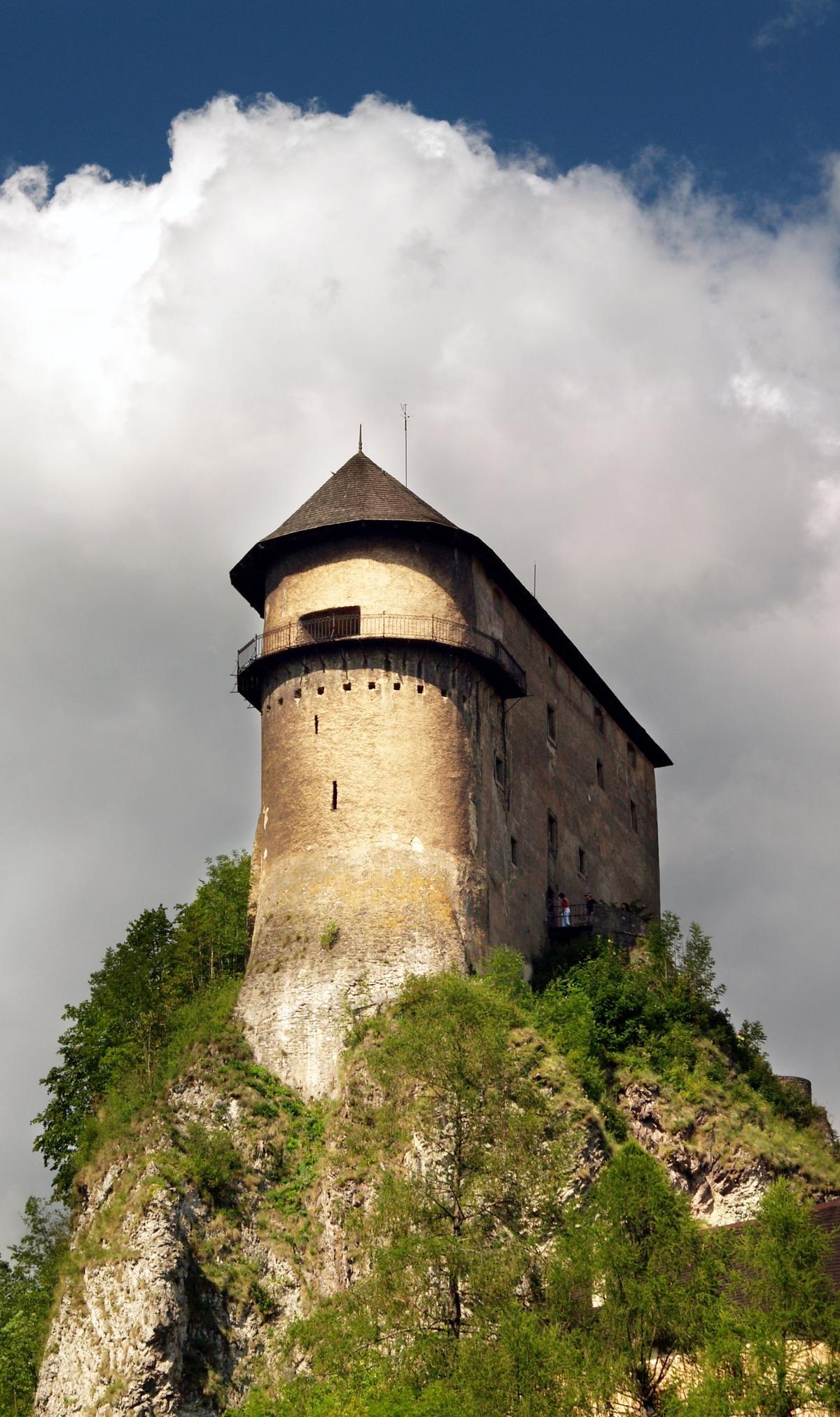 Crowning the highest point of the limestone cliff, the citadel is Orava Castle's oldest remaining section, built in the 13th century in the wake of the Mongol invasion of Hungary. Part last-stand refuge, part military headquarters, it also served as storehouse and residence, embodying the fortress's dual role. (Jareso/Shutterstock)