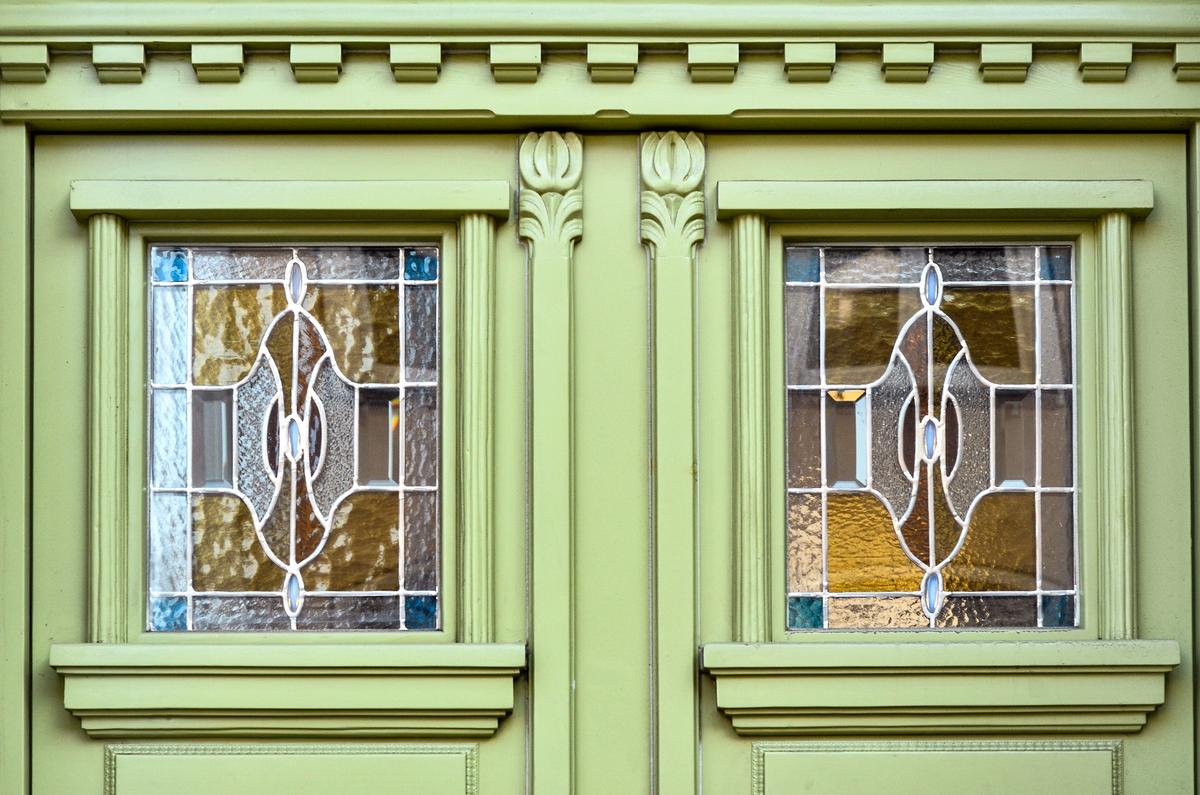 Jazz Up Door With Stained Glass