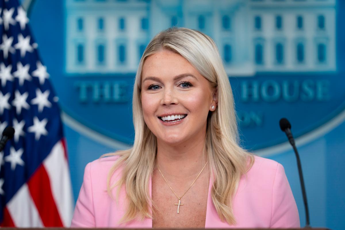 Trump Says Leavitt Leaving Her Post as White House Press Secretary at End of Month