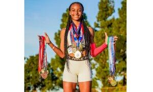 14-Year-Old Girl in California Becomes Top-Ranked Middle School Sprinter in US