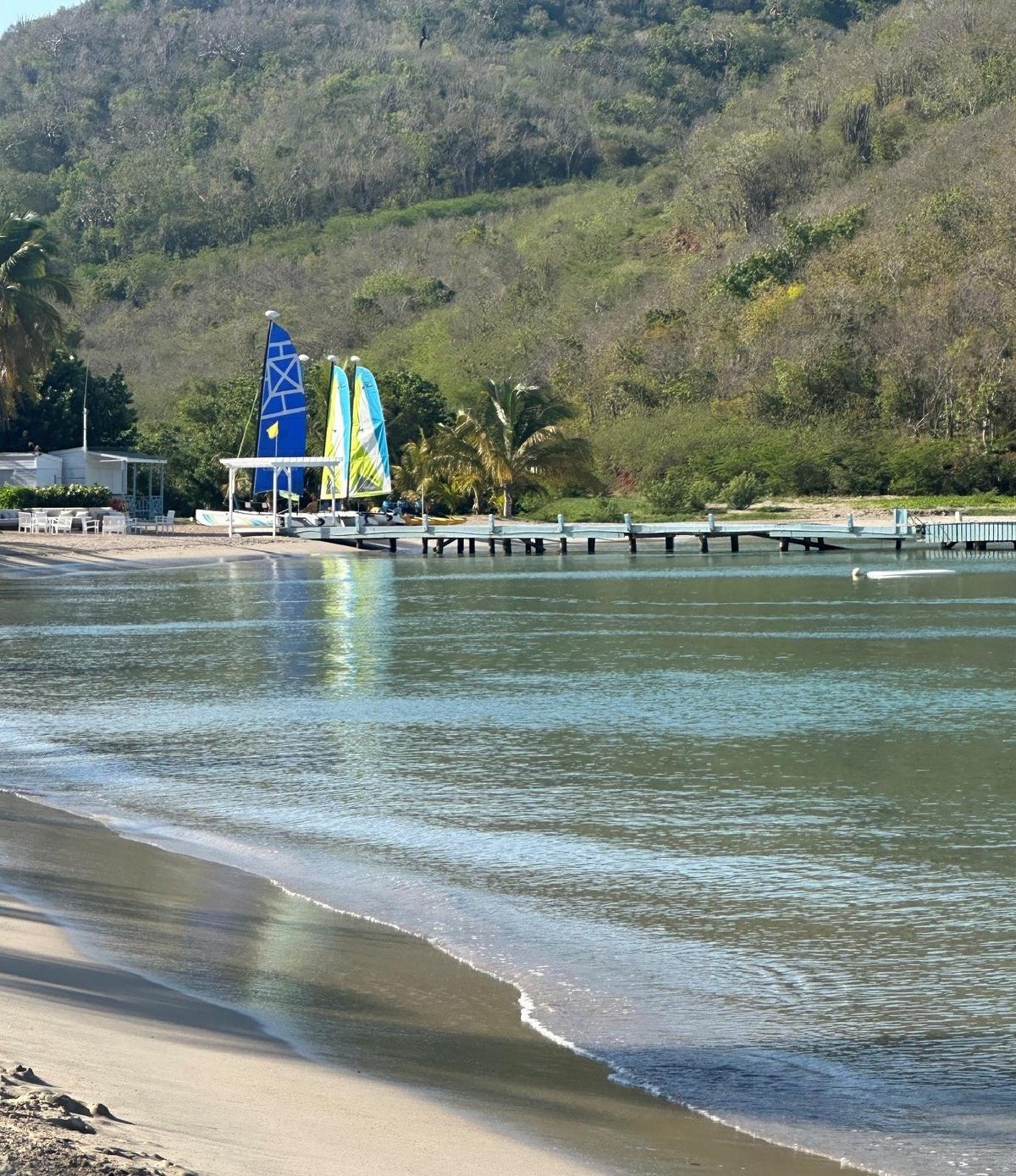 Complimentary sailing options are available for both children and adults at the Carlisle Bay Resort in Antigua. (Photo courtesy of Candyce H. Stapen)
