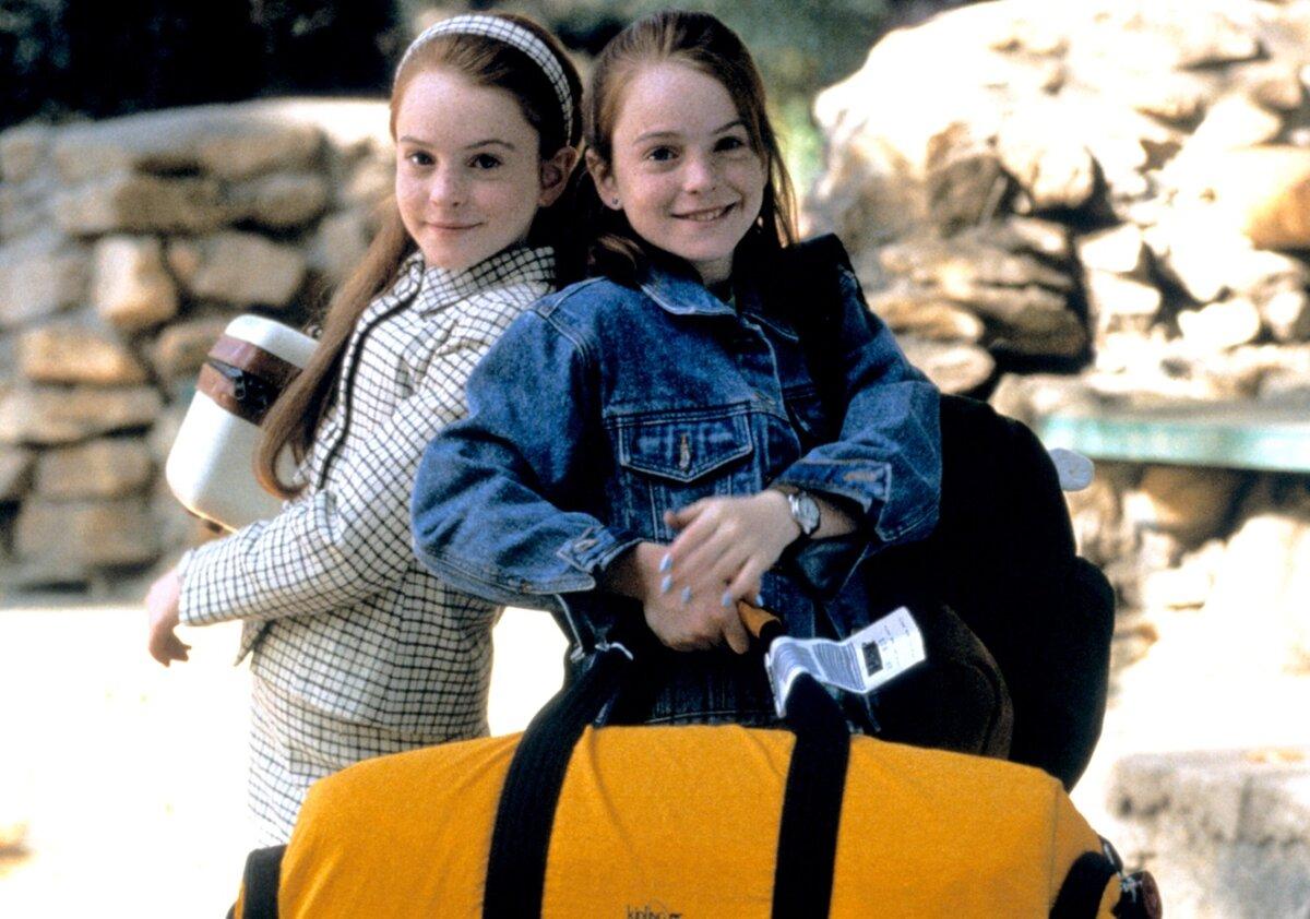 Hallie and Allie (both Lindsay Lohan), in "The Parent Trap." (Walt Disney Pictures)