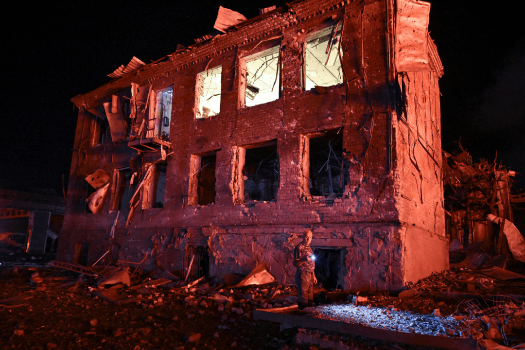 Russia Hits Military-Related Warehouses as Ukraine Strikes Oil Refinery