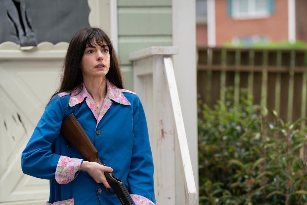 Anne Hathaway as Denise Platt, in "The End of Oak Street." (Daniel McFadden/Warner Bros.)