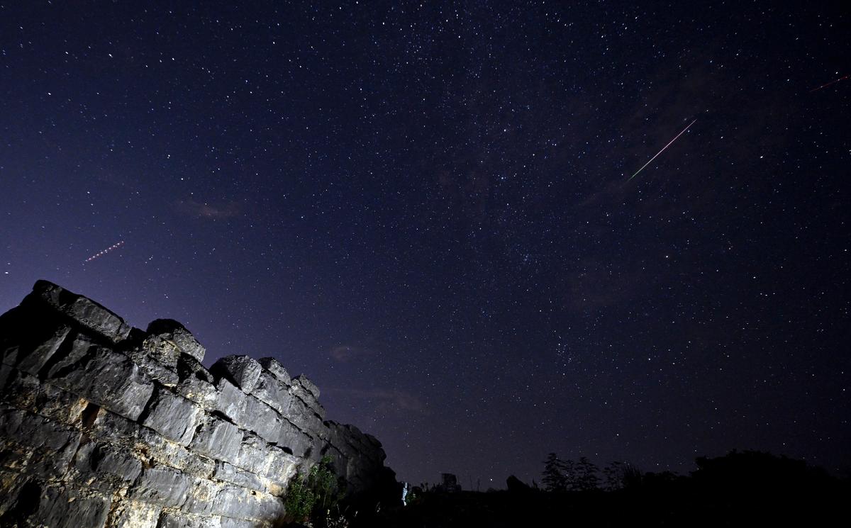 Week in Photos: The Perseids, Solar Eclipse, and Snow in Africa