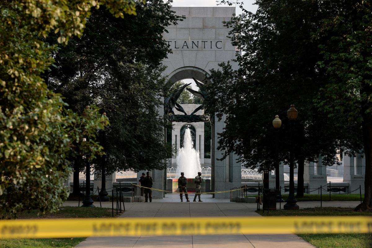 World War II Memorial Vandalized in Washington With Graffiti and Soap