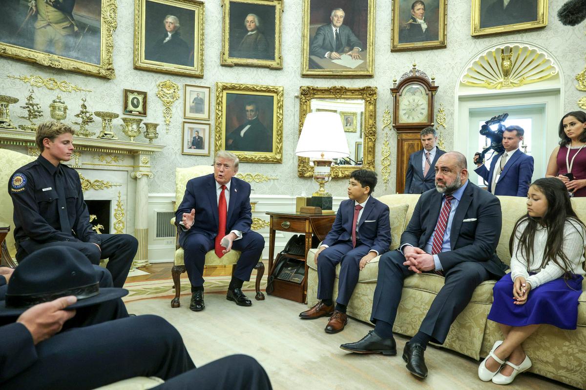 ‘He’s a Real Hero’: Trump Hosts California Lifeguard Ryder Williams at White House