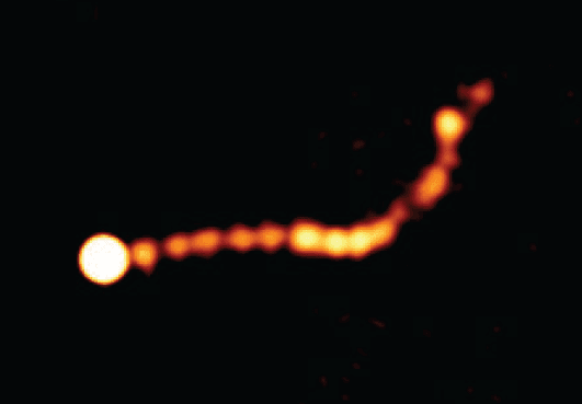 <a><img class="wp-image-1775348" title="The jet known as 'PKS 0637-752' as seen by the Australia Telescope Compact Array (ATCA) clearly showing the shock diamond-like shapes in the 2-million-light-year-long structure. (Leith Godfrey/ICRAR, Jim Lovell/UTas.) " src="https://www.theepochtimes.com/assets/uploads/2015/09/Leiths.png" alt="The jet known as 'PKS 0637-752' as seen by the Australia Telescope Compact Array (ATCA) clearly showing the shock diamond-like shapes in the 2-million-light-year-long structure. (Leith Godfrey/ICRAR, Jim Lovell/UTas.) " width="628" height="435"/></a>