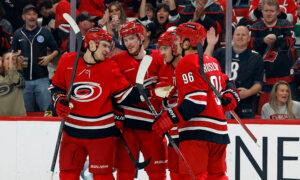 Hurricanes Make It Eight Straight With 5-1 Win Over Penguins
