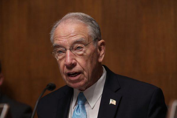The chairman of the Senate judiciary committee, Sen. Chuck Grassley (R-Iowa), in Washington on Sept. 20, 2016. (Alex Wong/Getty Images)
