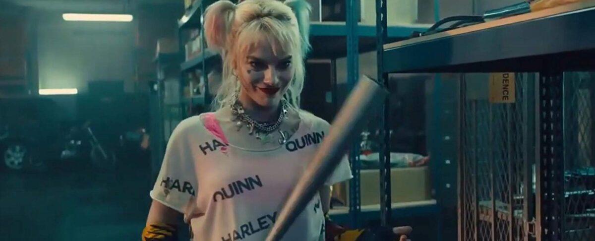 Harley Quinn (Margot Robbie) has found her favorite weapon, in "Birds of Prey." (Warner Bros.)