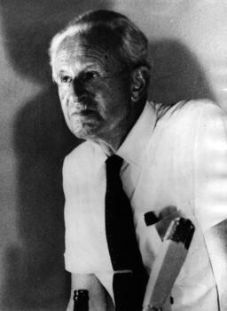 Herbert Marcuse (1898–1979), German-born American philosopher and radical political theorist, associated with the Frankfurt School of Critical Theory. (Keystone/Getty Images)