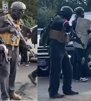 An individual who took part in a riot in Colorado Springs, Colo., on Aug. 3, 2020, whose identity is being sought by law enforcement. (Colorado Springs Police Department)