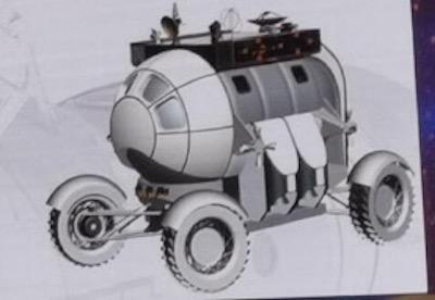 A moon rover. (Screenshot/spaceflightfans.cn)