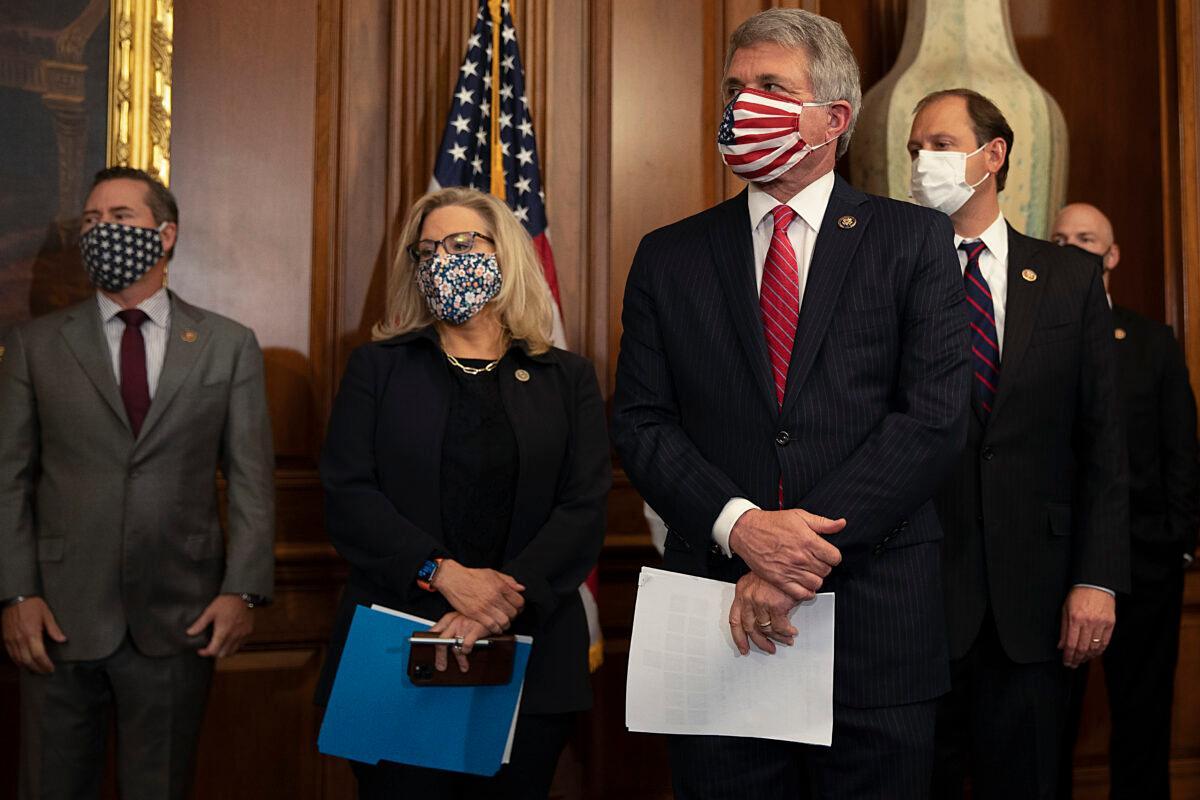 China Task Force Chair Michael McCaul at a press conference in Washington, on Sept. 30, 2020. (Tasos Katopodis/Getty Images)