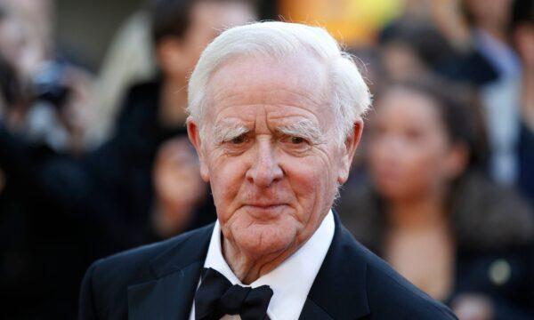British author John Le Carre attends the UK film premiere of "Tinker Tailor Soldier Spy," in London, on Sept. 13, 2011. (Sang Tan/AP Photo)