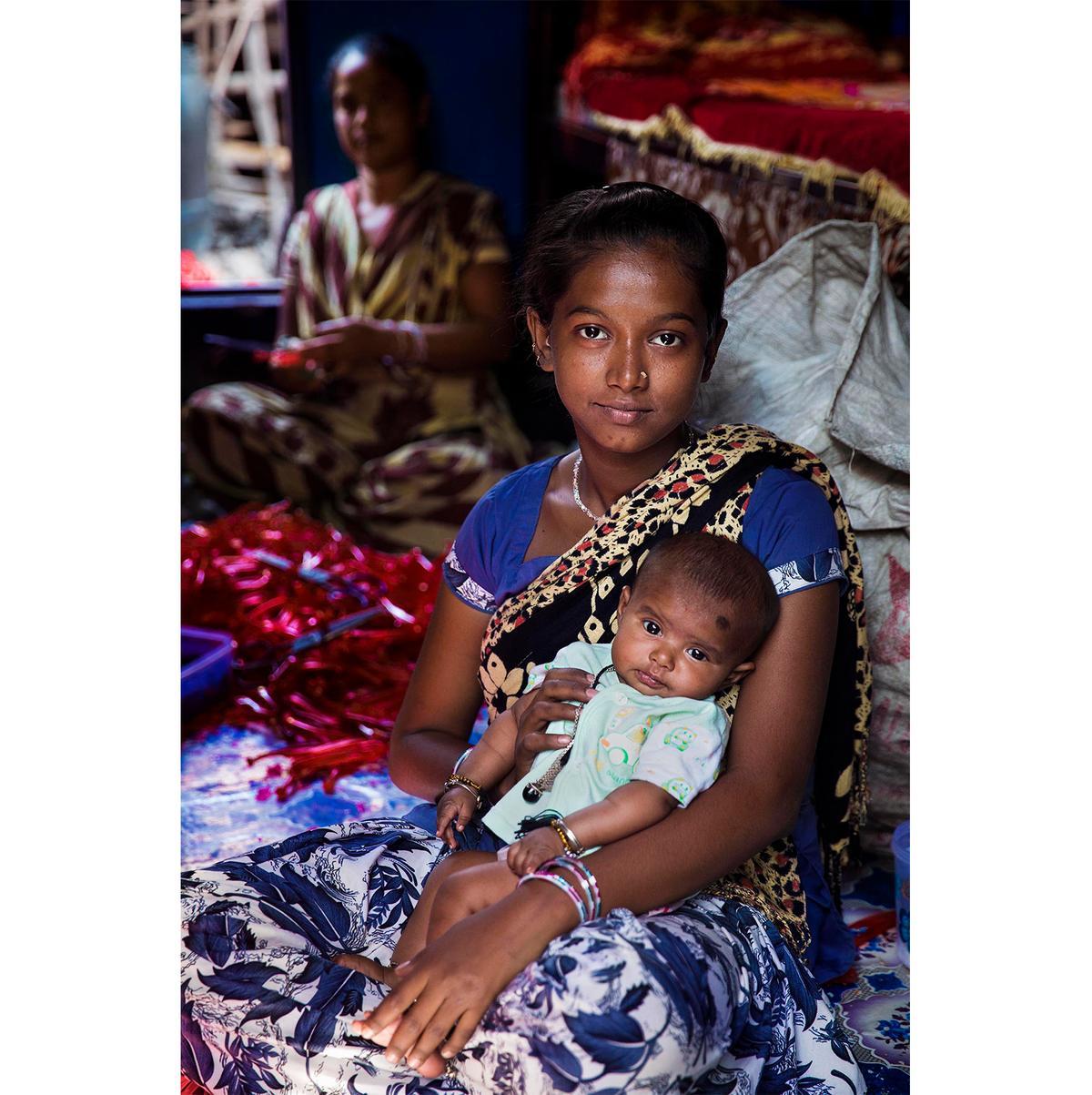 KOLKATA, INDIA, "Tabassum moved here from Bangladesh in hope of a better life for her daughter." (Courtesy of <a href="https://theatlasofbeauty.com/">Mihaela Noroc</a>)
