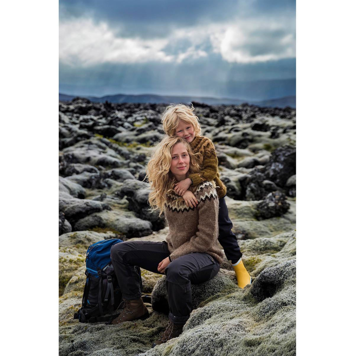 NEAR REYKJAVIK, ICELAND, "Andrea, an adventure guide, and her son Benjamin" (Courtesy of <a href="https://theatlasofbeauty.com/">Mihaela Noroc</a>)