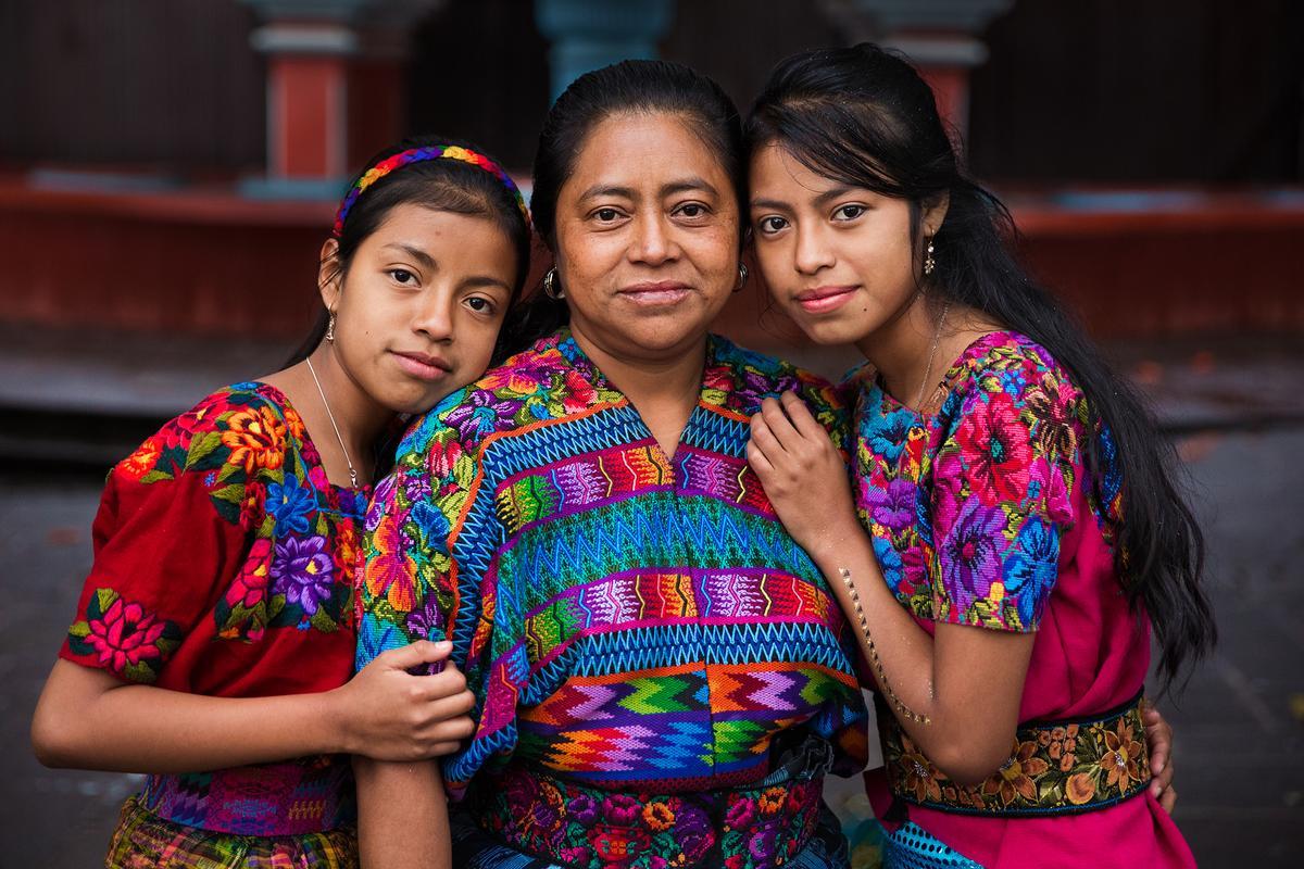 SAN ANTONIO AGUAS CALIENTES, GUATEMALA, "The mother created all these splendid outfits" (Courtesy of <a href="https://theatlasofbeauty.com/">Mihaela Noroc</a>)