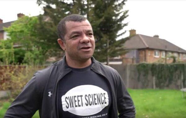 Leroy Nicholas, founder and director of Sweet Science Boxing, speaks to NTD in London, on May 2, 2021. (Screenshot/NTD)