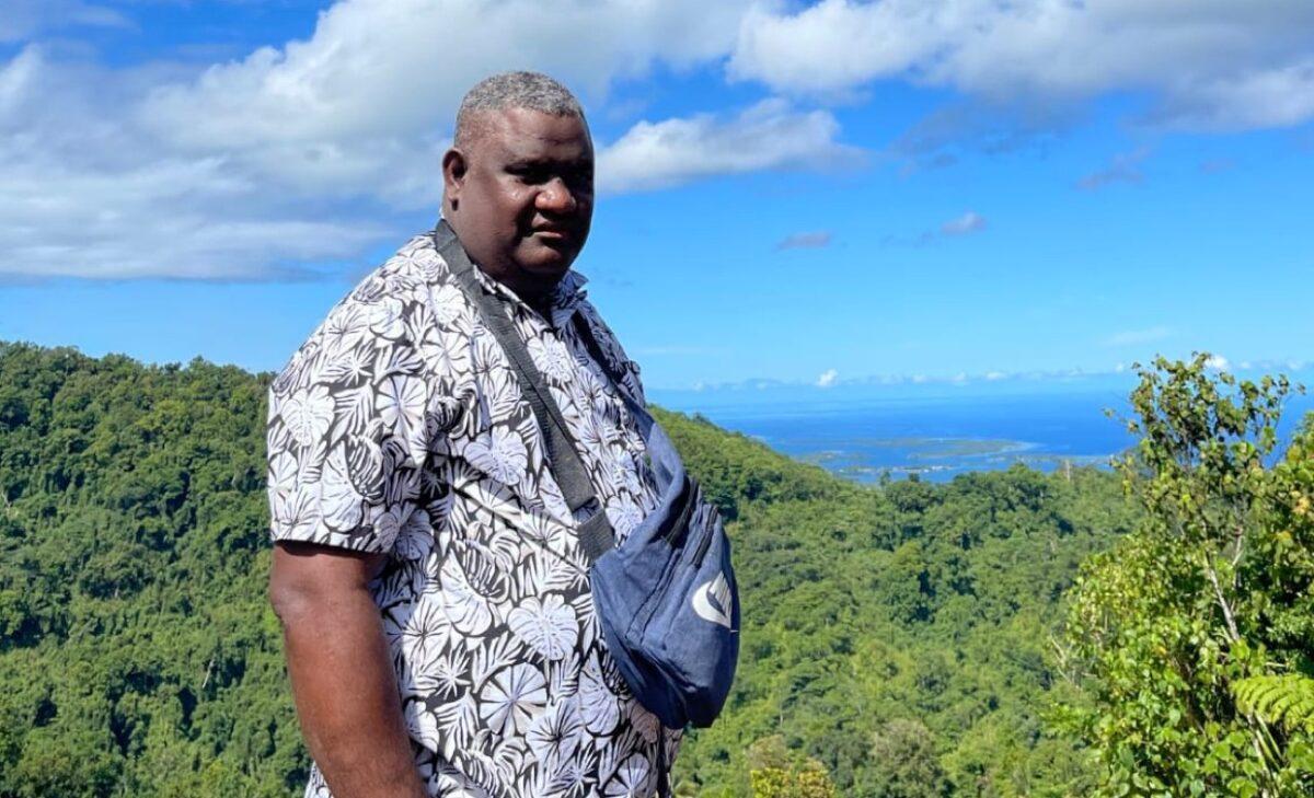 Celsus Talifilu, a political adviser to the premier of Solomon Islands’ Malaita province. (Courtesy Celsus Talifilu)