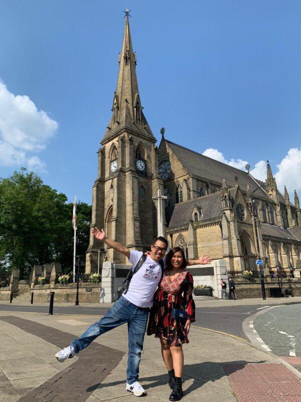Habibie and his wife emigrated to the UK in July 2021. (Courtesy of Habibie Wong)