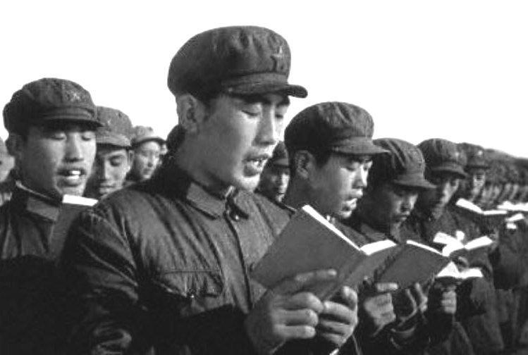 The Cultural Revolution was a time period in which “the Sun is the most red” while “the world is the darkest.” Everybody had to study Mao Zedong’s little red book. (Getty Images)