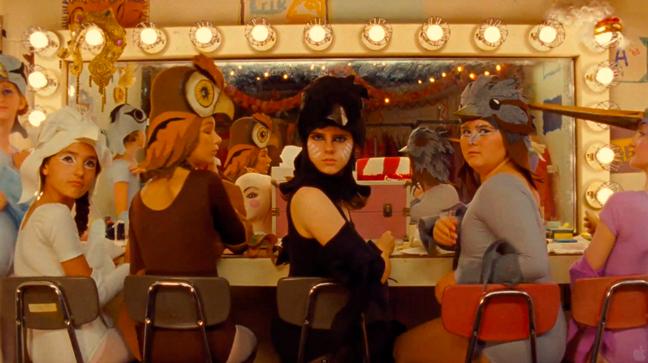 Girls put on makeup in preparation for the pageant in "Moonrise Kingdom." (Focus Features)