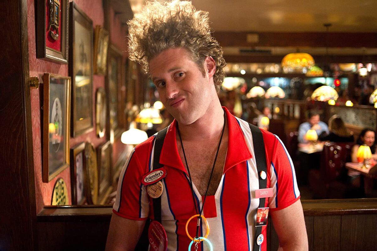 T.J. Miller plays a host at a TGI Friday-like restaurant in "Seeking a Friend for the End of the World." (Focus Features)