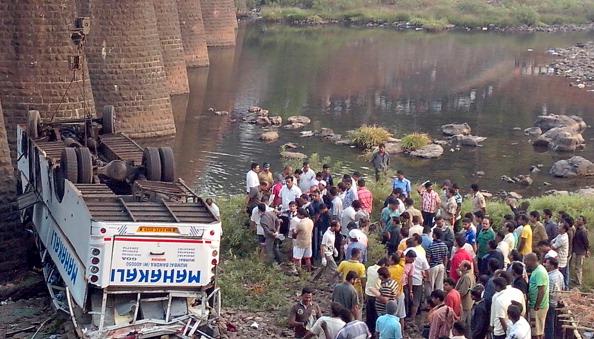 Bus Falls Off Bridge: 37 Dead in India