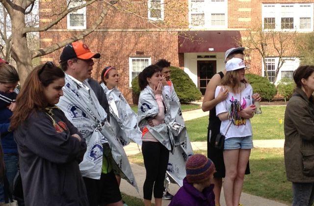 Neighbors Lend a Hand to Boston Marathon Runners After Explosions