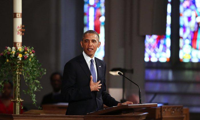President Attends Service in Boston: ‘We will finish the race’ (+Video)