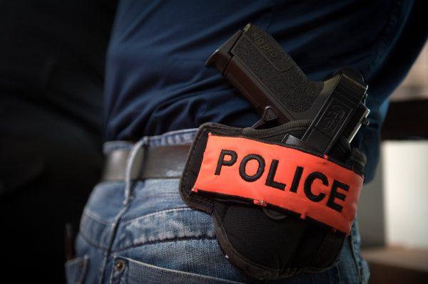 A police firearm is shown in this file photo. The national debate about gun control has focused on limiting access to firearms, but safe use and storage of legally owned guns is an ongoing issue. (Martin Bureau/AFP/Getty Images)